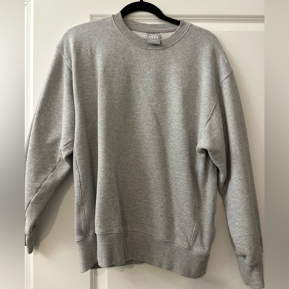 Aritzia TNA Cozy crewneck size small in gray, no stains